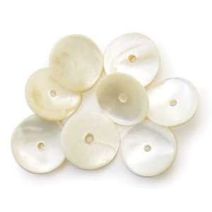   The Beadery Elements Disc Beads   5gr/Mother of Pearl: Home & Kitchen