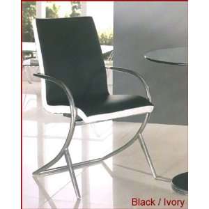    Modern Metal Two Tone Dining Chair OL DC10: Furniture & Decor