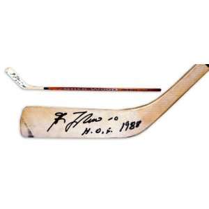 Guy Lafleur Autographed Hockey Stick with HOF 1988 Inscription:  