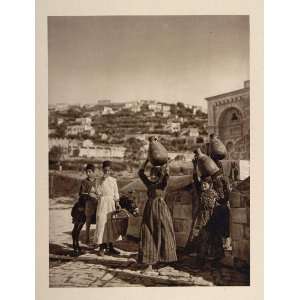  1926 Women Marys Well Nazareth Israel Palestine Grober 