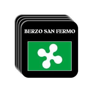   Region, Lombardy   BERZO SAN FERMO Set of 4 Mini Mousepad Coasters