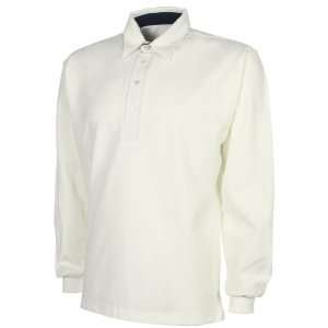    Readers Mens Long Sleeve Cricket Cream Shirt Top