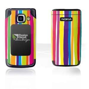  Design Skins for Nokia 6290   Watercolour Stripes Design 