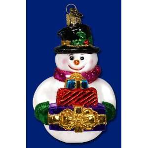  Roly Poly Snowman w/ Gifts Ornament: Everything Else
