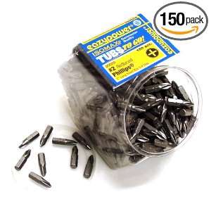 Eazypower 00050 #2 Reduced Phillips One Inch Insert Bits 