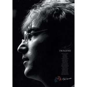  John Lennon Imagine Lyrics, Music Poster Print, 24 by 36 