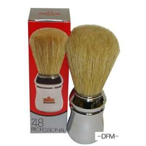  Omega Boars Hair Shave Brush Silver Metal Handle: Beauty