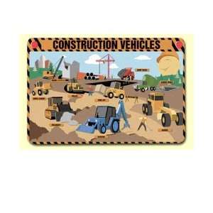   Construction Vehicles Placemat   M. Ruskin (02300 1)