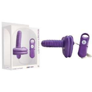 Climax Clicks Silky Smooth Massager, Violet Vertical (Quantity of 1)
