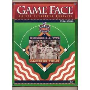  1995 ALDS Game program Red Sox @ Indians Division Series 