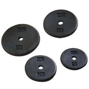  Weight Plates   2 Diameter, 10 lbs.: Health & Personal 