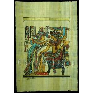  reproduction art work King Tut And His Wife Papyrus: Home 
