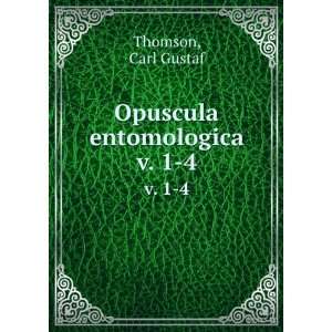  Opuscula entomologica. v. 1 4 Carl Gustaf Thomson Books