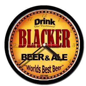  BLACKER beer and ale cerveza wall clock: Everything Else