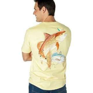  Guy Harvey Redfish T Shirt: Clothing