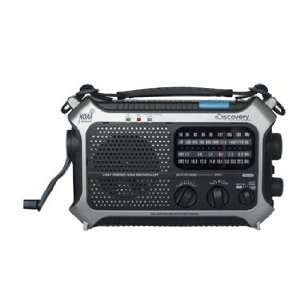   BLK SLV EMERGENCY RADIO SELF POWERED AM FM SW   D105X