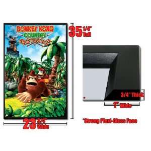  Framed Donkey Kong Country Returns Poster Video Game