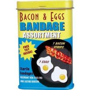  Bacon and Eggs Bandages/Band Aids: Health & Personal Care
