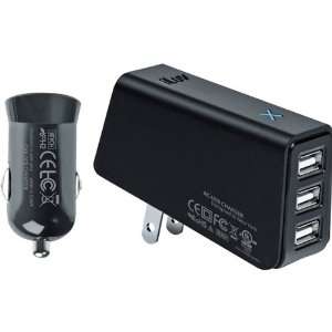  NEW Premium Quick Charge Compact Triple USB AC and Micro 