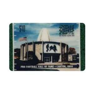  Collectible Phone Card $10. Pro Football Hall of Fame 
