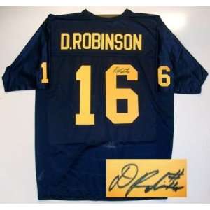   Denard Robinson Signed Michigan Wolverines Jersey: Sports & Outdoors