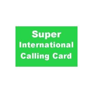  Super International Calling Card, Call Australia 400min 