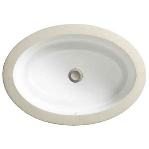 Porcher 12010 00.001 Marquee Grande Oval Undercounter Lavatory with 