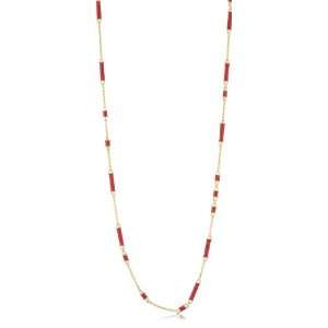  Kate Spade New York Bar None Scatter Red Necklace: Jewelry