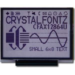  Crystalfontz CFAX12864U WFH 128x64 graphic LCD display 