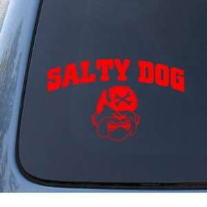   DOG   Vinyl Car Decal Sticker #1296  Vinyl Color Red Automotive