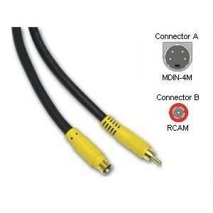  12ft BI DIRECTIONAL S VIDEO to RCA CABLE: MP3 Players 