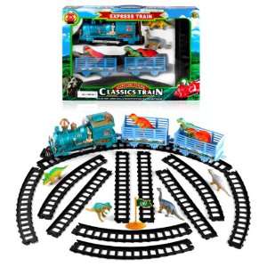   Animal Train set   24pcs Classic Dinosaur Train set: Toys & Games