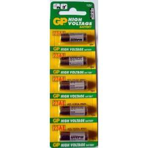 Alkaline Batteries GP   23AE 12V (pack of 5) 