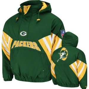   Mitchell & Ness Green Bay Packers Flashback Jacket: Sports & Outdoors