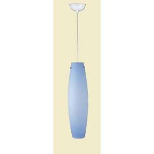 PLC Lighting 1502/CFL WH Blue Volcano Mini Drop Pendant 