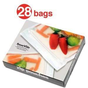  SousVide Supreme Quart Zip Pouch Bags, Set of 28: Kitchen 