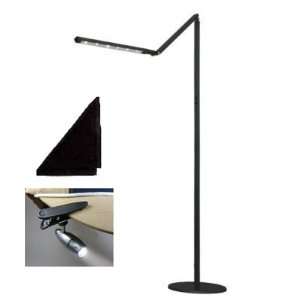 Koncept I Tower High Power LED Floor Lamp  Metal Black/Warm with Free 
