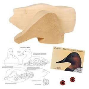  Woodcarving   CANVASBACK DR TUPELO KIT