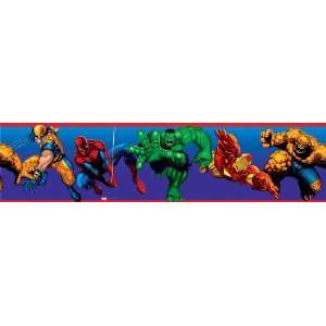  Marvel Heroes Kids Wall Border   15X5 Home & Kitchen