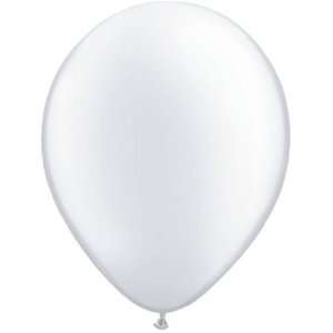    Pastel Pearl White 16 Latex Balloon in Set of 50: Toys & Games