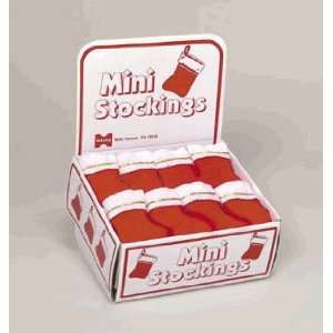  6in Mini Christmas Stocking (Red) Case of 72 Pieces: Home 