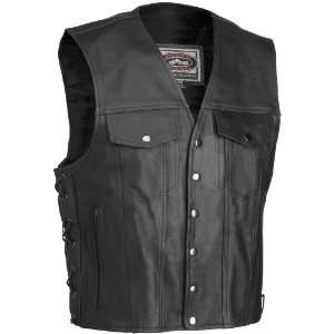   Frontier Leather Vest , Size Lg, Gender Mens XF09 1697 Automotive