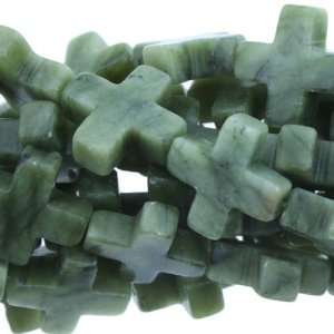  CH Jade  Cross Plain   16mm Height, 16mm Width, No Grade 