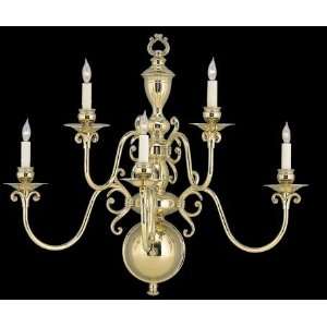 Nulco 1785 83 Aged Brass Monticello Renaissance Five Light Up Lighting 