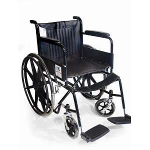  Wheelchair 18 Seat Fixed Armrest and Footrest Health 