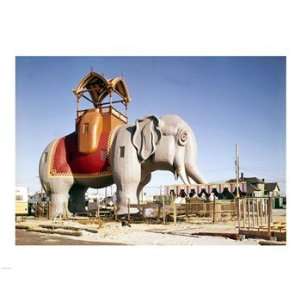  Lucy the Margate Elephant HABS NJ Poster (10.00 x 8.00 