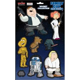  Family Guy Spoofs Star War Magnet Collection: Toys & Games