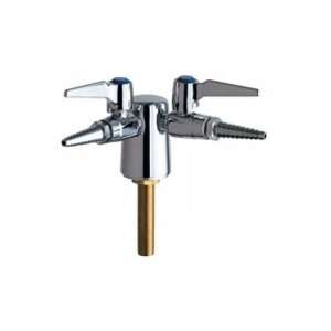 Chicago Faucets Turret with Two Ball Valves and Inlet Supply Shank 982 