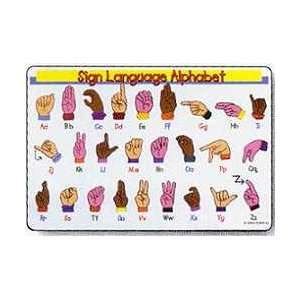  Sign Language Placemat: Toys & Games