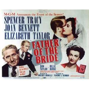 of the Bride Movie Poster (11 x 17 Inches   28cm x 44cm) (1950) Style 